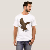 Weißkopfseeadler-Steigen T-Shirt (Vorne ganz)