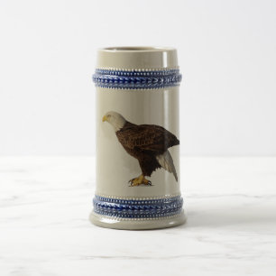Weißkopfseeadler Stein Bierglas