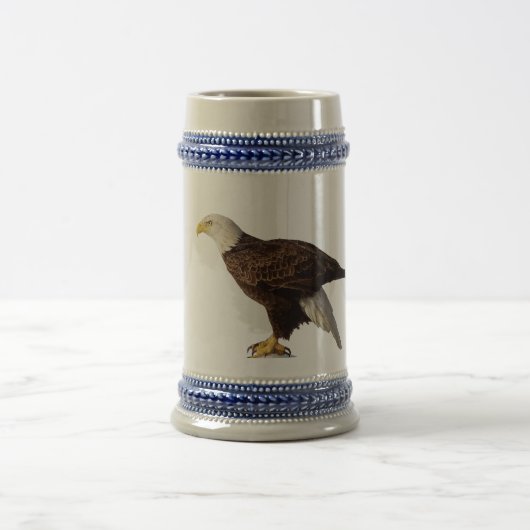Weißkopfseeadler Stein Bierglas (Mittel)