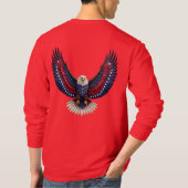 Weißkopfseeadler T-Shirt (Rückseite)