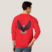 Weißkopfseeadler T-Shirt (Schwarz voll)