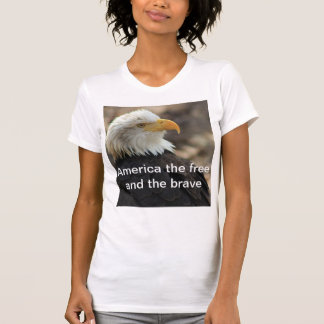 Weißkopfseeadler T-Shirt DER FREIE UND DER TAPFER