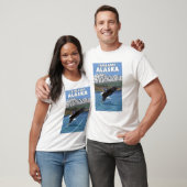 Weißkopfseeadler-Tauchen - Fairbanks, Alaska T-Shirt (Unisex)