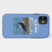 Weißkopfseeadler-Tauchen - Skagway, Alaska Case-Mate iPhone Hülle (Rückseite (Horizontal))