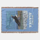 Weißkopfseeadler-Tauchen - Skagway, Alaska Decke (Vorderseite)