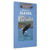 Weißkopfseeadler-Tauchen - Wrangell, Alaska Klemmbrett (Rechts)
