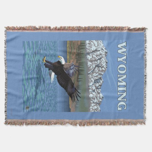 Weißkopfseeadler-Tauchen - Wyoming Decke (Vorderseite)
