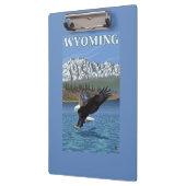 Weißkopfseeadler-Tauchen - Wyoming Klemmbrett (Links)