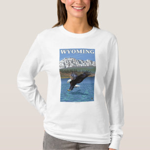 Weißkopfseeadler-Tauchen - Wyoming T-Shirt
