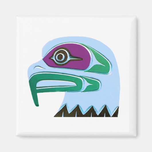 Weißkopfseeadler-Totem Magnet (Vorne)