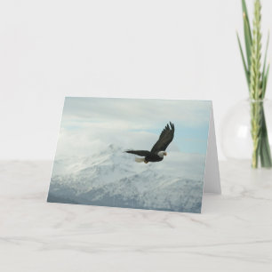 Weißkopfseeadler u. Berge Karte