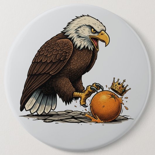 Weißkopfseeadler und Orange Button (Vorderseite)