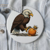 Weißkopfseeadler und Orange Button (Beispiel)