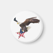 Weißkopfseeadler US-Flagge