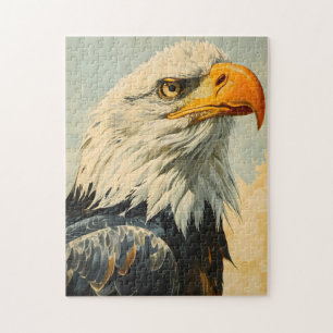 Weißkopfseeadler Vintage Puzzle