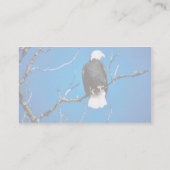Weißkopfseeadler Visitenkarte (Rückseite)