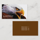 Weißkopfseeadler Visitenkarte (Vorne/Hinten)