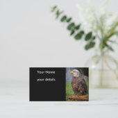 Weißkopfseeadler-Visitenkarten Visitenkarte (Stehend Vorderseite)