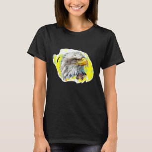 Weißkopfseeadler Vogel Aviarien Ornithologie Foto T-Shirt