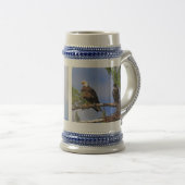 Weißkopfseeadler von Sebago Stein Bierglas (VorderseiteRechts)