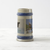 Weißkopfseeadler von Sebago Stein Bierglas (Mittel)