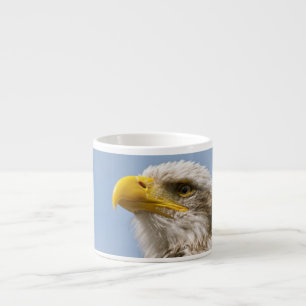 Weißkopfseeadler-Wildnis-Porträtkunst Espressotasse