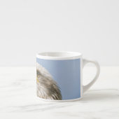 Weißkopfseeadler-Wildnis-Porträtkunst Espressotasse (Rechts)