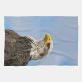 Weißkopfseeadler-Wildnis-Porträtkunst Handtuch (Horizontal)