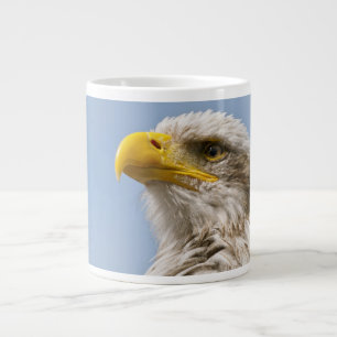 Weißkopfseeadler-Wildnis-Porträtkunst Jumbo-Tasse