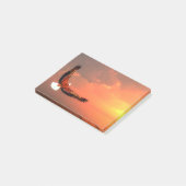 Weißkopfseeadlerfliegen Post-it Klebezettel (angewinkelt)