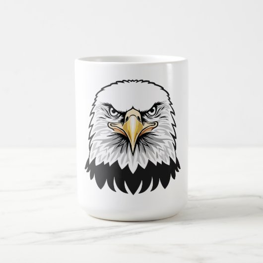 Weißkopfseeadlerkopf Kaffeetasse (Mittel)