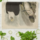 Weißkopfvögel (Bald-Adler) Audubon-Vögel aus Ameri Geschirrtuch (Gefaltet)