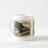 Weißkopfvögel (Bald-Adler) Audubon-Vögel aus Ameri Kaffeetasse (Vorderseite Links)