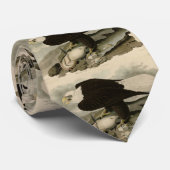 Weißkopfvögel (Bald-Adler) Audubon-Vögel aus Ameri Krawatte (Gerollt)