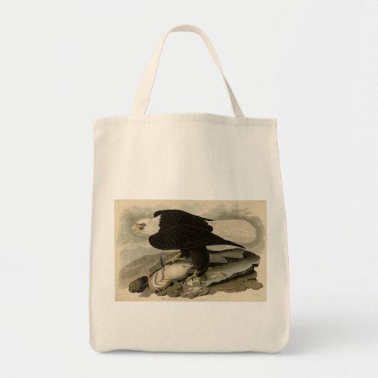 Weißkopfvögel (Bald-Adler) Audubon-Vögel aus Ameri Tragetasche (Vorne)