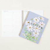 Weißkosmos Blume Aquarellbilder Planer (Anzeige)