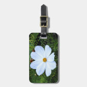 Weißkosmos Gepäckanhänger (Vorderseite vertikal)