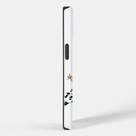 Weißkranztelefon mit Rosenstrauß Case-Mate iPhone Hülle (Rückseite / Rechts)