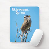 Weißkronenammer Mousepad (Mit Mouse)