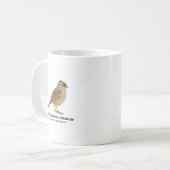 Weißkronenammer - Vögel in Kalifornien Kaffeetasse (Vorderseite Links)