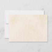 Weißkürbis Ernte Ernte RSVP Karte (Rückseite)