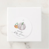 Weißkürbis Herbstbrause Geschenkanhänger (Beispiel)