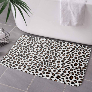 Weißleopard Badematte