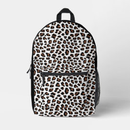 Weißleopard Bedruckter Rucksack