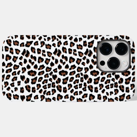 Weißleopard Case-Mate iPhone Hülle (Rückseite (Horizontal))