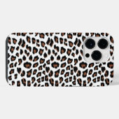 Weißleopard iPhone Hülle (Rückseite (Horizontal))
