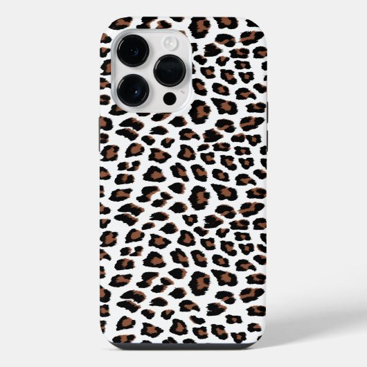 Weißleopard iPhone Hülle (Rückseite)