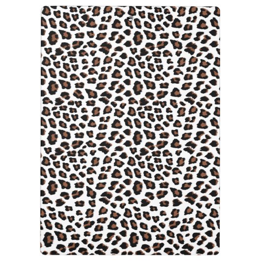 Weißleopard Klemmbrett (Rückseite)