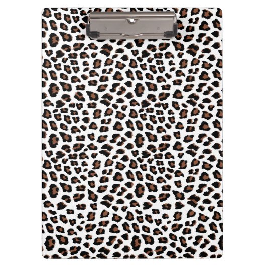 Weißleopard Klemmbrett (Vorderseite)