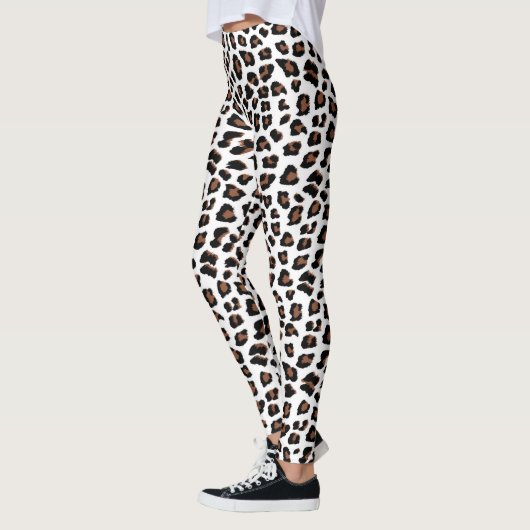 Weißleopard Leggings (Links)